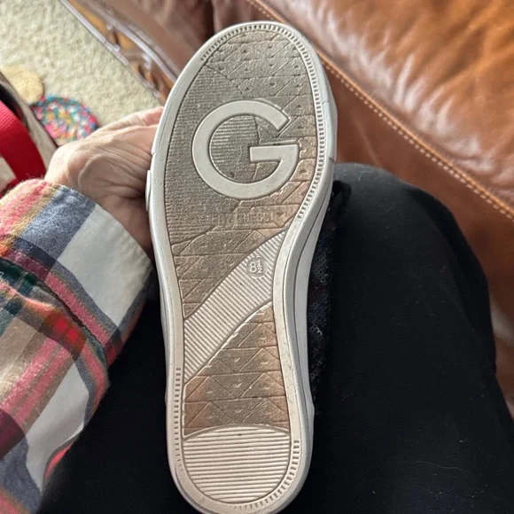 G by Guess Black and White Sequin Sneakers - Picture 4 of 5